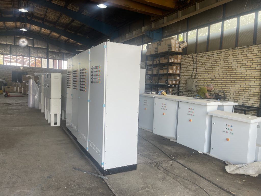 Industrial LV switchgear panels assembled at TSP factory for Malard project